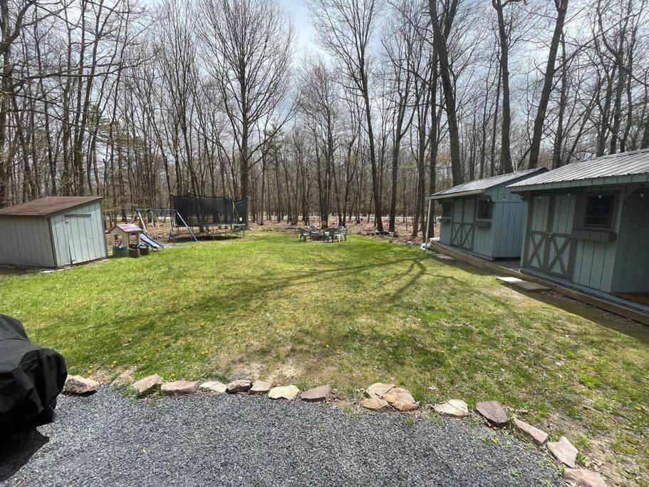 Modern Home Near Lake W Hottub, Game Room, Fireplace Albrightsville Luaran gambar