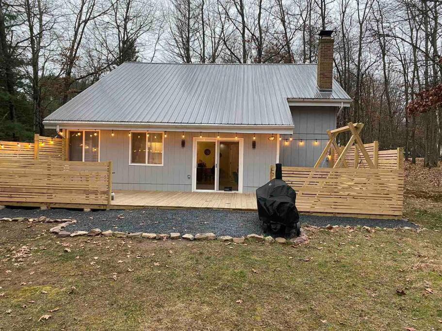 Modern Home Near Lake W Hottub, Game Room, Fireplace Albrightsville Luaran gambar