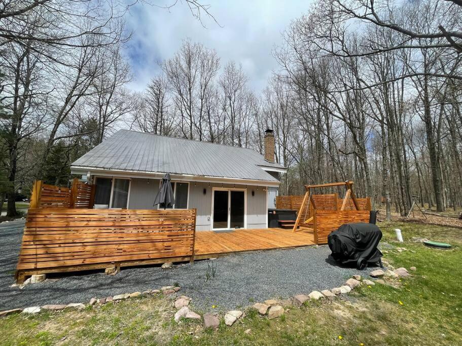 Modern Home Near Lake W Hottub, Game Room, Fireplace Albrightsville Luaran gambar